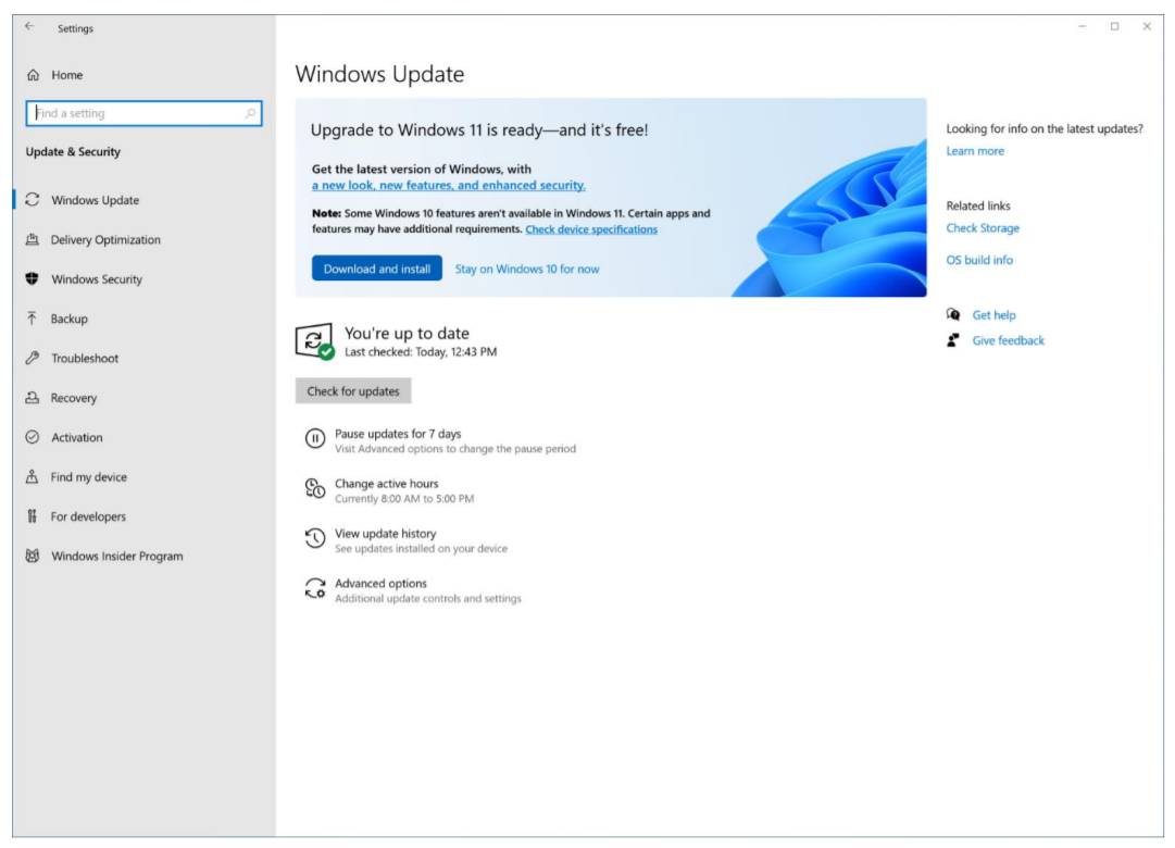 Upgrade para o Windows 11