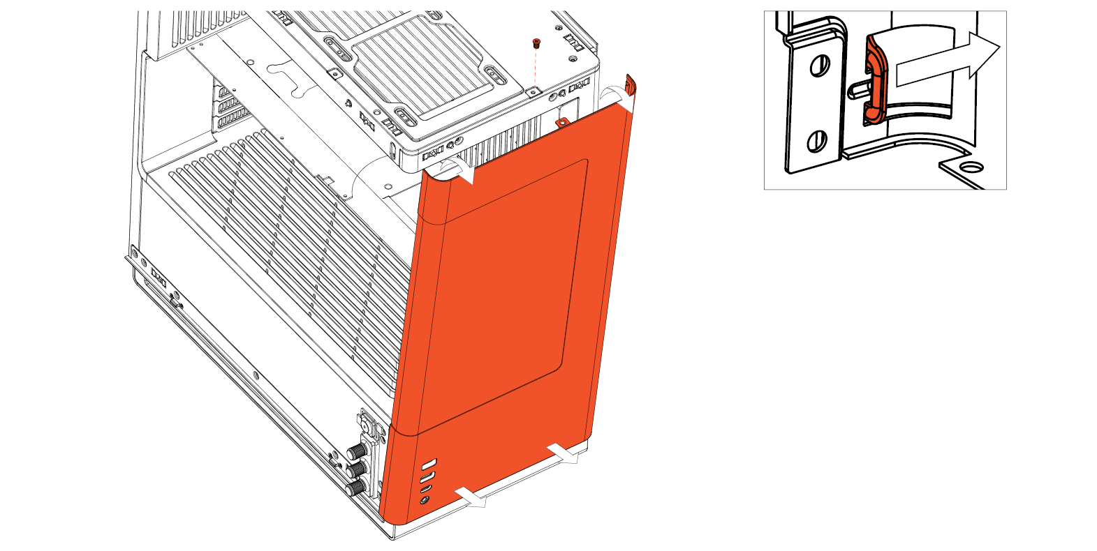 Remove Front Panel