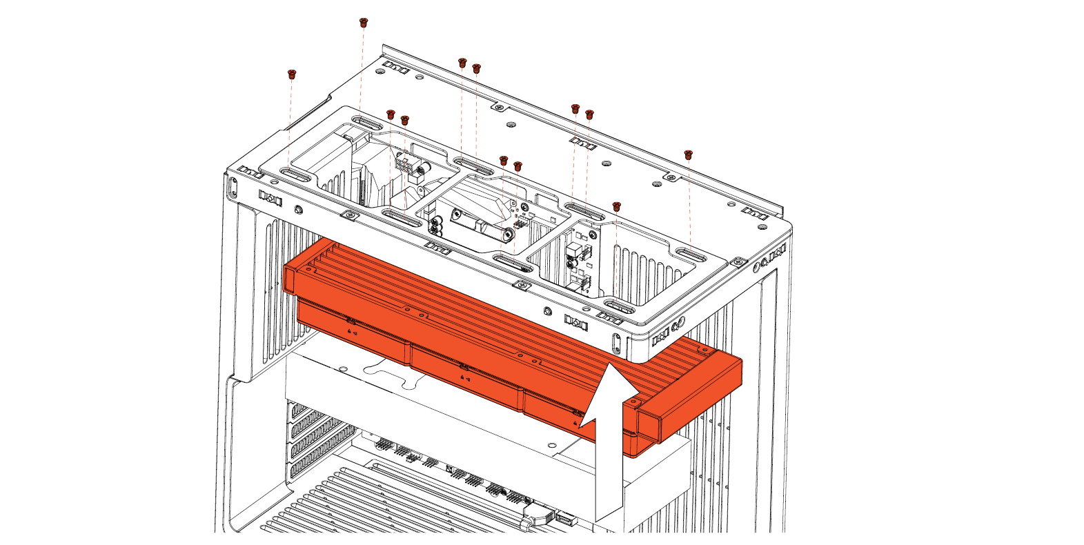 Install The Top Radiator